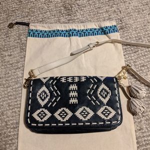 Tory Burch Cross Body Pom Pom Bag